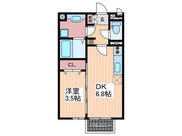 サウス　フイスの物件間取画像